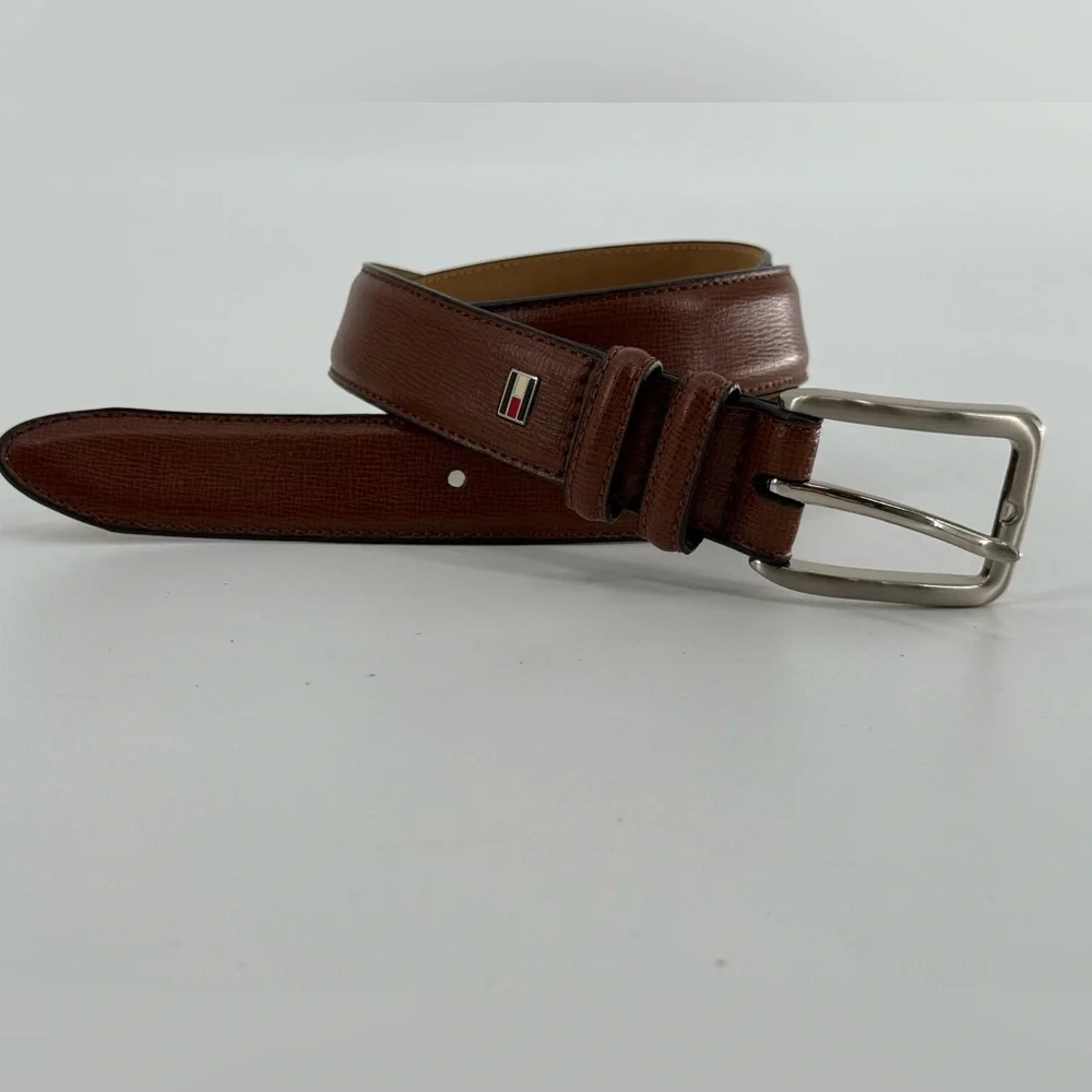 Tommy Hilfiger‎ Brown Leather Belt 40